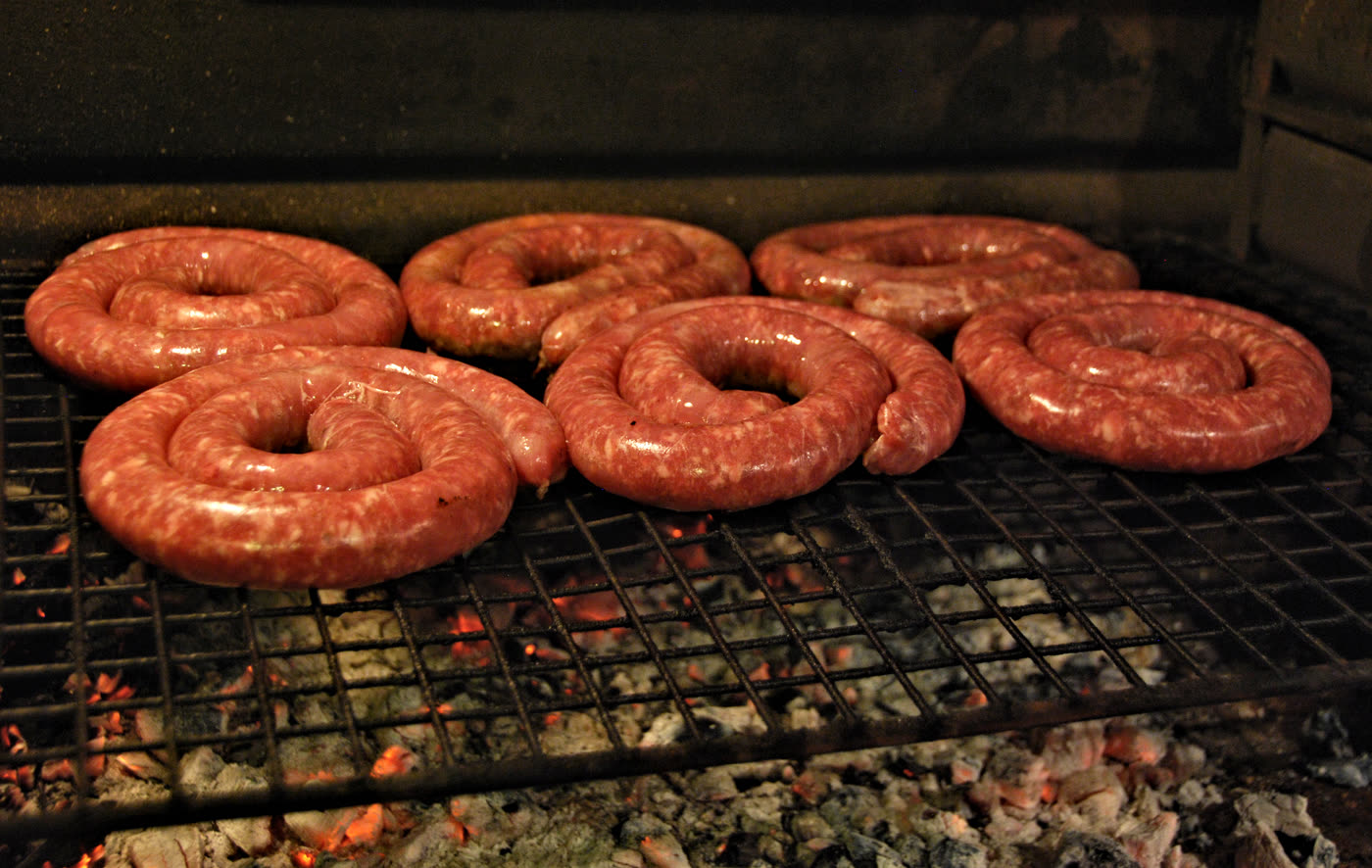 Braai servido à mesa